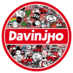 Davinjho logo – official brand for dark humor memes and viral content